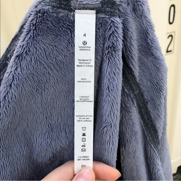 Lululemon Grey Presence Of Mind Wrap Sweater | 4 - Picture 8 of 8